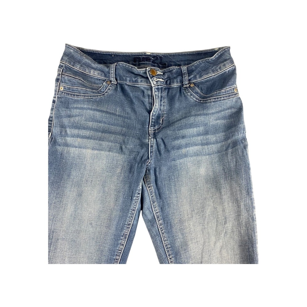 Rue 21 Jeans Mid Rise Jegging Freedom‎ Flex Blue Wash Size 13 14 R - Picture 2 of 8